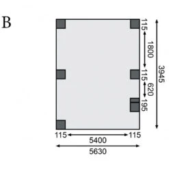 Carport Double En Bois Autoclave 28,3m² Avec Poteau En Arc Et Toit En PVC Gris – KARIBU 11 Carport Double En Bois Autoclave 28,3m² Avec Poteau En Arc Et Toit En PVC Gris – KARIBU -Jardin Soldes carport double en bois autoclave 283m avec poteau en arc et toit en pvc gris karibu 3