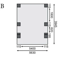 Carport Double En Bois Autoclave 28,3m², Toit En PVC Gris Et Deux Poteaux En Arc – KARIBU 11 Carport Double En Bois Autoclave 28,3m², Toit En PVC Gris Et Deux Poteaux En Arc – KARIBU -Jardin Soldes carport double en bois autoclave 283m toit en pvc gris et deux poteaux en arc karibu 3