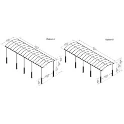 Carport En Alu Gris Et Polycarbonate 1 Voiture 38,7m² Arcadia Alpine 10600 - Canopia 10 Carport En Alu Gris Et Polycarbonate 1 Voiture 38,7m² Arcadia Alpine 10600 - Canopia -Jardin Soldes carport en alu gris et polycarbonate 1 voiture 387m arcadia alpine 10600 canopia 2