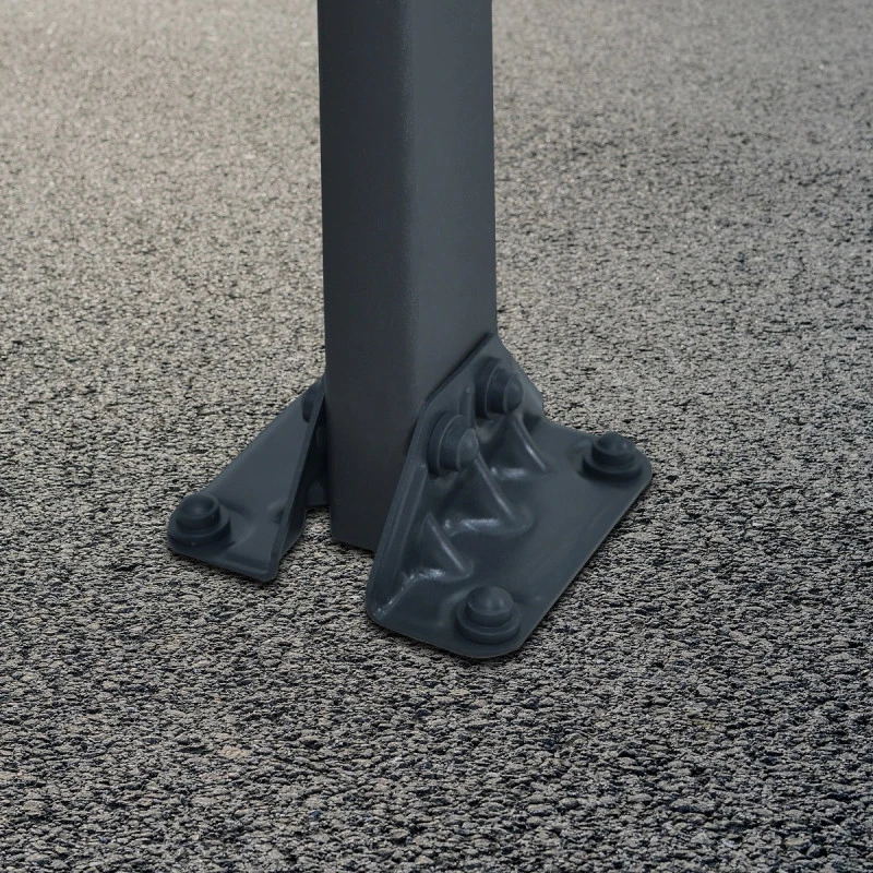 Carport En Alu Gris Et Polycarbonate Bronze 1 Voiture 14,6m² Victoria 5000 - Canopia By Palram 8 Carport En Alu Gris Et Polycarbonate Bronze 1 Voiture 14,6m² Victoria 5000 - Canopia By Palram – Image 6