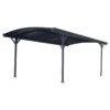 Carport En Aluminium Anthracite 3x4,34m Et Polycarbonate 6mm X-METAL -Jardin Soldes carport en aluminium anthracite 3x434m et polycarbonate 6mm x metal