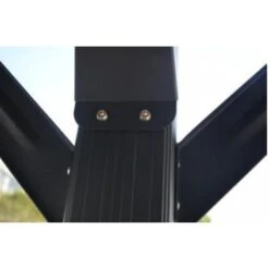 Carport En Aluminium Anthracite 3x4,34m Et Polycarbonate 6mm X-METAL -Jardin Soldes carport en aluminium anthracite 3x434m et polycarbonate 6mm x metal 3