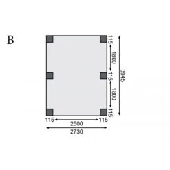 Carport En Bois Autoclave 15m² Et Toit En PVC Gris – KARIBU -Jardin Soldes carport en bois autoclave 15m et toit en pvc gris karibu 4