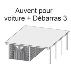 Carport En Bois Autoclave 30,35m² Avec Débarras 14,4m² - Karibu 10 Carport En Bois Autoclave 30,35m² Avec Débarras 14,4m² - Karibu -Jardin Soldes carport en bois autoclave 3035m avec debarras 144m karibu 2