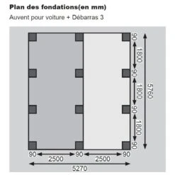 Carport En Bois Autoclave 30,35m² Avec Débarras 14,4m² - Karibu 13 Carport En Bois Autoclave 30,35m² Avec Débarras 14,4m² - Karibu -Jardin Soldes carport en bois autoclave 3035m avec debarras 144m karibu 5