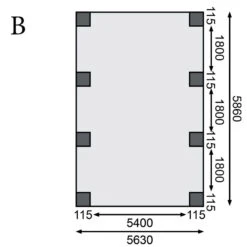 Carport En Bois Autoclave 40,2m² Et Toit En Acier – KARIBU 12 Carport En Bois Autoclave 40,2m² Et Toit En Acier – KARIBU -Jardin Soldes carport en bois autoclave 402m et toit en acier karibu 4
