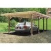 Carport Modulable 6x5x2,5m En Bois Traité Autoclave - SOLID -Jardin Soldes carport modulable 6x5x25m en bois traite autoclave solid