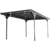 Carport Monopente HELSINKI En Aluminium Anthracite Et Polycarbonate 503x305cm - Westmann -Jardin Soldes carport monopente helsinki en aluminium anthracite et polycarbonate 503x305cm westmann