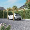 Carport Simple 15,40m² En Bois Autoclave FSC Henri - Forest Style -Jardin Soldes carport simple 1536m en bois autoclave fsc paco madeira