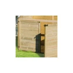 Coffre De Jardin En Bois Traité Autoclave 1200L - Chalet Et Jardin -Jardin Soldes coffre de jardin en bois 900l 4