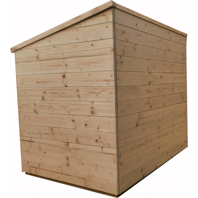 Coffre De Jardin En Bois Traité 20mm 1200L GENIO Noir - Gardy Shelter 8 Coffre De Jardin En Bois Traité 20mm 1200L GENIO Noir - Gardy Shelter – Image 6