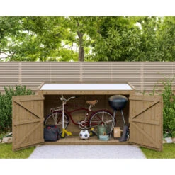 Coffre De Jardin En Bois Traité 28mm 2000L LARGO Blanc - Gardy Shelter -Jardin Soldes coffre de jardin en bois traite 28mm 2000l largo blanc gardy shelter 5