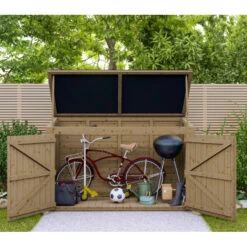 Coffre De Jardin En Bois Traité 28mm 2000L LARGO Noir - Gardy Shelter 11 Coffre De Jardin En Bois Traité 28mm 2000L LARGO Noir - Gardy Shelter -Jardin Soldes coffre de jardin en bois traite 28mm 2000l largo noir gardy shelter 3