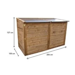 Coffre De Jardin En Bois Trocadero 2000L -Jardin Soldes coffre de jardin en bois trocadero 2000l 5