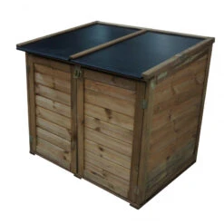 Coffre De Jardin En Bois Trocadero 600L -Jardin Soldes coffre de jardin en bois trocadero 600l 2