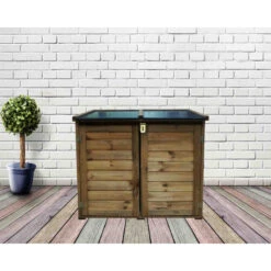 Coffre De Jardin En Bois Trocadero 600L -Jardin Soldes coffre de jardin en bois trocadero 600l 3