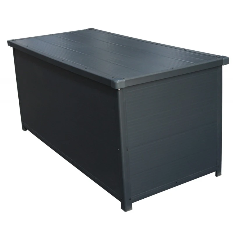 Coffre De Jardin En Résine Anthracite 610L - Jôbu 5 Coffre De Jardin En Résine Anthracite 610L - Jôbu – Image 3