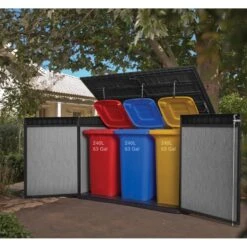 Coffre De Jardin En Résine Brossée Brossium 2100L - Keter -Jardin Soldes coffre de jardin en resine brossee brossium 2100l keter 3