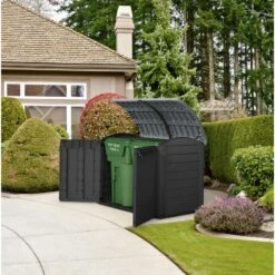 Coffre De Jardin Multifonctions En Résine Anthracite 2000L - Keter -Jardin Soldes coffre de jardin multifonctions en resine anthracite 2000l keter 5