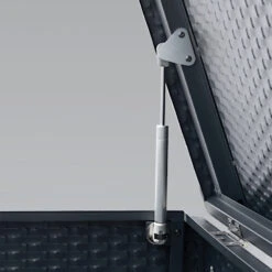 Coffre De Rangement En Métal 509L Anthracite 0,9m² Shelter Logic -Jardin Soldes coffre de rangement en metal 509l anthracite 09m shelter logic 3