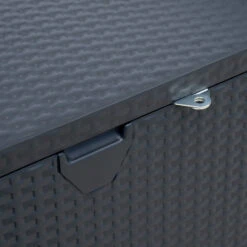 Coffre De Rangement En Métal 509L Anthracite 0,9m² Shelter Logic -Jardin Soldes coffre de rangement en metal 509l anthracite 09m shelter logic 4