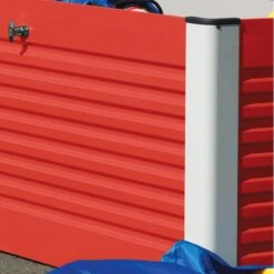Coffre De Rangement En Métal Rouge 1000L Patio Box 1,46m² TRIMETALS 13 Coffre De Rangement En Métal Rouge 1000L Patio Box 1,46m² TRIMETALS -Jardin Soldes coffre de rangement en metal rouge 1000l patio box 146m trimetals 5