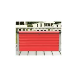 Coffre De Rangement En Métal Rouge 750L Patio Box 1,06m² TRIMETALS 12 Coffre De Rangement En Métal Rouge 750L Patio Box 1,06m² TRIMETALS -Jardin Soldes coffre de rangement en metal rouge 750l patio box 106m trimetals 4
