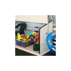 Coffre De Rangement En Métal Storegard 1500L Crème 1,74m² TRIMETALS -Jardin Soldes coffre de rangement en metal storegard 1500l creme 174m trimetals 3