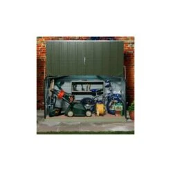 Coffre De Rangement En Métal Storegard 1500L Vert 1,74m² TRIMETALS 13 Coffre De Rangement En Métal Storegard 1500L Vert 1,74m² TRIMETALS -Jardin Soldes coffre de rangement en metal storegard 1500l vert 174m trimetals 5