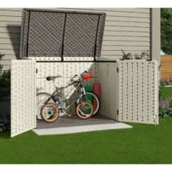 Coffre Multifonctions En PE 35mm 2000L + Plancher SUNCAST 10 Coffre Multifonctions En PE 35mm 2000L + Plancher SUNCAST -Jardin Soldes coffre multifonctions en pe 35mm 2000l suncast 2