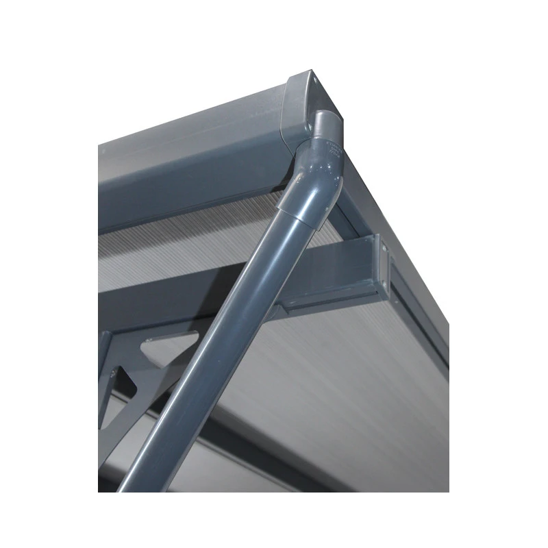 Descentes De Gouttières Grises Pour Toit De Terrasse X-METAL 5 Descentes De Gouttières Grises Pour Toit De Terrasse X-METAL – Image 3