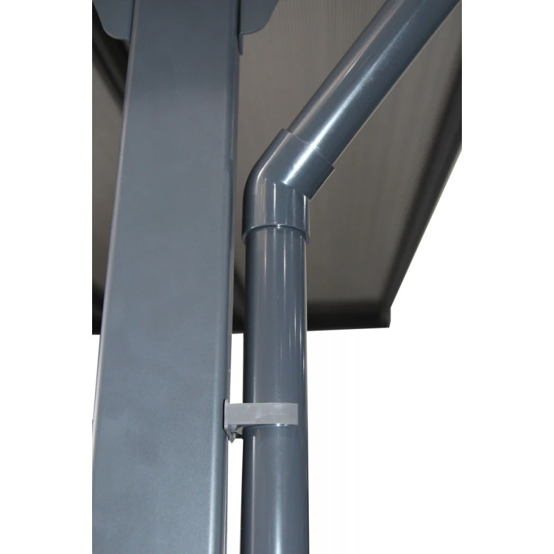 Descentes De Gouttières Grises Pour Toit De Terrasse X-METAL 6 Descentes De Gouttières Grises Pour Toit De Terrasse X-METAL – Image 4
