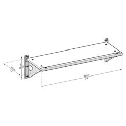 Étagère En Polycarbonate Pour Les Abris Skylight Et Rubicon – Canopia -Jardin Soldes etagere en polycarbonate pour les abris skylight et rubicon canopia 2