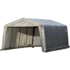 Garage Démontable 18,13m² En Acier Et Polyéthylène Gris – Shelter Logic 12 Garage Démontable 18,13m² En Acier Et Polyéthylène Gris – Shelter Logic -Jardin Soldes garage 1813m demontable en acier et polyethylene gris shelter logic 4