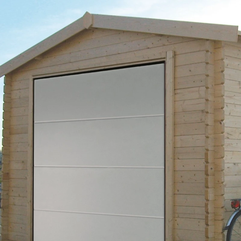 Garage 19,26m² Avec Porte Sectionnelle Motorisée Madriers 40mm SOLID 4 Garage 19,26m² Avec Porte Sectionnelle Motorisée Madriers 40mm SOLID – Image 2
