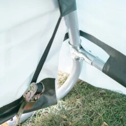 Garage Démontable 18,3m² à Toit Arrondi En Acier Et Polyéthylène Vert – Shelter Logic -Jardin Soldes garage demontable 183m a toit arrondi en acier et polyethylene vert shelter logic 2