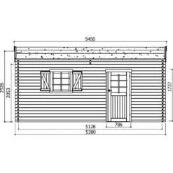Garage En Bois Massif 19,26m² Madriers 40mm SOLID -Jardin Soldes garage en bois massif 1926m madriers 40mm solid 5