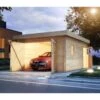 Garage En Bois Massif 20,78m² Toit Plat – Madriers 40mm - Karibu -Jardin Soldes garage en bois massif 2078m toit plat madriers 40mm karibu