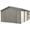 Garage Garodeal Double Pente 21,04m² Madriers 34mm Avec Double Porte Battante + Porte Service Vitrée – Décor Et Jardin -Jardin Soldes garage garodeal double pente 2104m madriers 34mm avec double porte battante porte service vitree decor et jardin