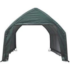 Garage Haut Démontable 23,8m² En Acier Et Polyéthylène Vert – Shelter Logic 10 Garage Haut Démontable 23,8m² En Acier Et Polyéthylène Vert – Shelter Logic -Jardin Soldes garage haut demontable 238m en acier et polyethylene vert shelter logic 2