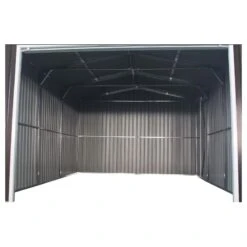 Garage Métal Anthracite 15,14m² Porte Enroulable + Kit D'ancrage X-METAL 13 Garage Métal Anthracite 15,14m² Porte Enroulable + Kit D'ancrage X-METAL -Jardin Soldes garage metal anthracite 1514m porte enroulable kit d ancrage x metal 5