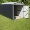 Garage Métal Anthracite 19,07m² + Kit D'ancrage Inclus - YARDMASTER 2 Garage Métal Anthracite 19,07m² + Kit D'ancrage Inclus - YARDMASTER -Jardin Soldes garage metal anthracite 1907m kit d ancrage inclus yardmaster