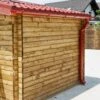 Kit Gouttières Rouge - Pack Prêt à La Pose Pour Abri Gardy Shelter 16m² -Jardin Soldes kit gouttieres rouge pack pret a la pose pour abri gardy shelter 16m