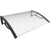 Marquise De Porte Et Fenêtre 120x80cm En Polycarbonate 4mm – HABRITA -Jardin Soldes marquise de porte et fenetre 120x80cm en polycarbonate 4mm habrita