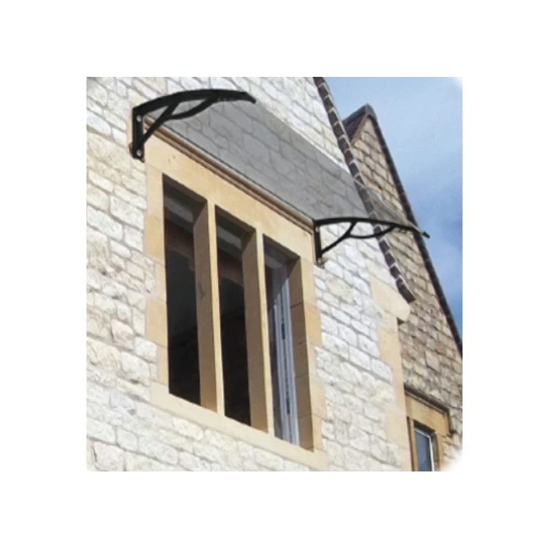 Marquise De Porte Et Fenêtre 120x80cm En Polycarbonate 4mm – HABRITA 6 Marquise De Porte Et Fenêtre 120x80cm En Polycarbonate 4mm – HABRITA – Image 4