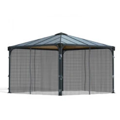 Moustiquaire En Polyester Léger Pour Pergolas Palermo 3000/3500/3600 + Milano 3000 + Martinique 3600 Palram - Canopia -Jardin Soldes moustiquaire en polyester leger pour pergolas palermo 300035003600 milano 3000 martinique 3600 palram 3