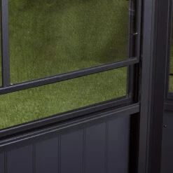 Pavillon Adossé Charlestone 309x502cm En Aluminium Et Acier Galvanisé - SOJAG 12 Pavillon Adossé Charlestone 309x502cm En Aluminium Et Acier Galvanisé - SOJAG -Jardin Soldes pavillon adosse charlestone 309x502cm en aluminium et acier galvanise sojag 4