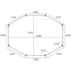 Pavillon De Jardin Octogonal 11,49m² En Bois Traité Autoclave Avec Balustrades - SOLID -Jardin Soldes pavillon de jardin octogonal 1149m en bois traite autoclave avec balustrades solid 3