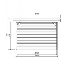 Pavillon De Jardin Regensburg 6m² En Bois Traité Autoclave Avec Panneaux Pré-montés - SOLID -Jardin Soldes pavillon de jardin regensburg 6m en bois traite autoclave avec panneaux pre montes solid 1