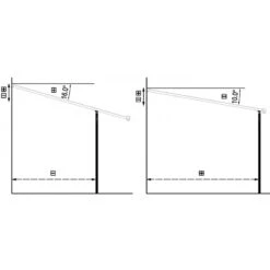 Pergola Adossée Ajustable - Toit De Terrasse En Alu 3,75x2,55m X-METAL -Jardin Soldes pergola adossee ajustable toit de terrasse en alu 255x375m x metal 5